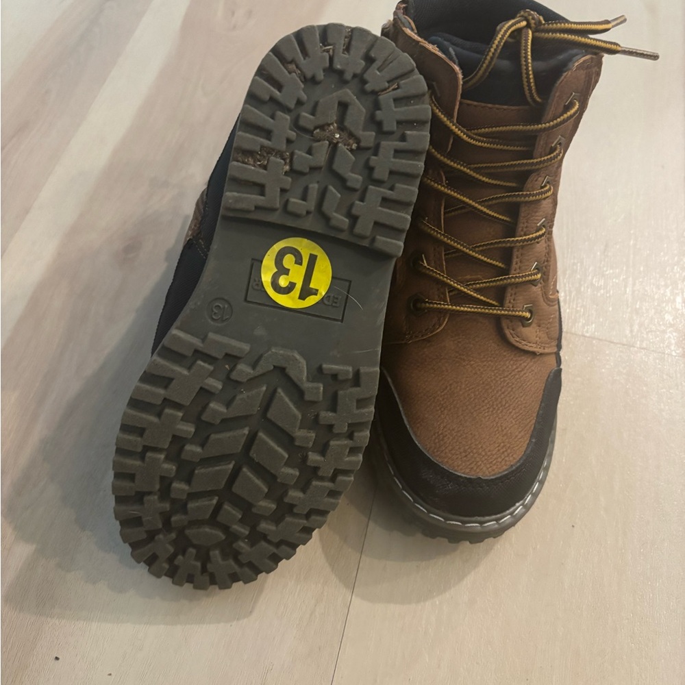 Brown and Black toddler size 13 Boots
